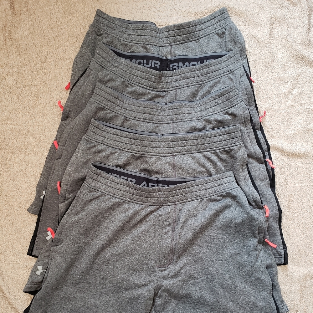 Gray Under Armour Athletic Shorts